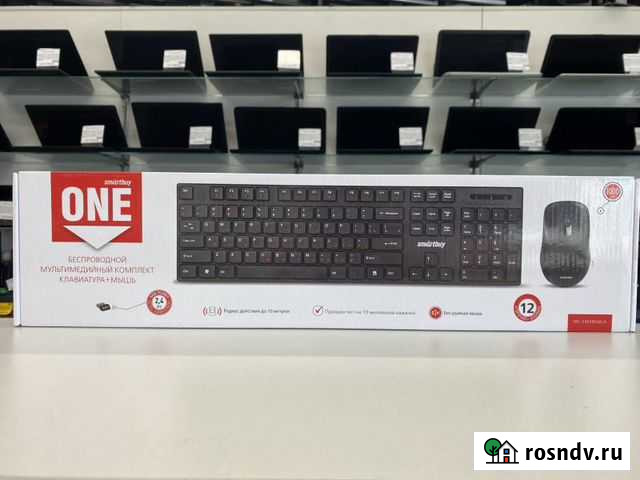 Беспроводная Клавиатура + Мышь Smartby SBC-240385A Иваново - изображение 1