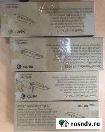 Картриджи оригинальные лазерные Xerox WC6655 Благовещенск - изображение 1