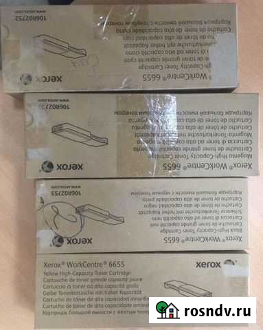 Картриджи оригинальные лазерные Xerox WC6655 Благовещенск - изображение 1