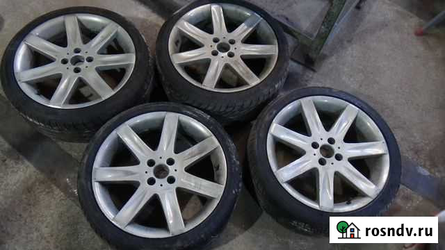 Колеса Alessio polar 4x98 резина 215х40х17 Ухта - изображение 1