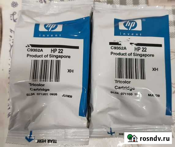 Картридж HP 22, многоцветный (c9352a) Новороссийск - изображение 1