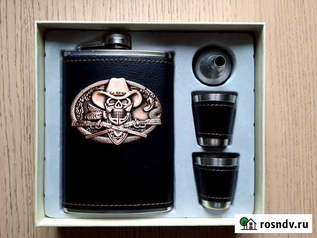 Новый Подарочный набор: фляжка,воронка, 2 рюмки Екатеринбург - изображение 1