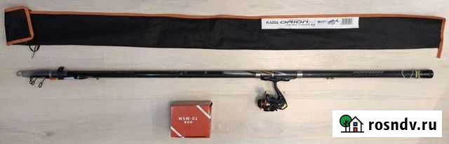 Удочка телескопическая с катушкой Kaida Orion 6m Балашиха - изображение 1