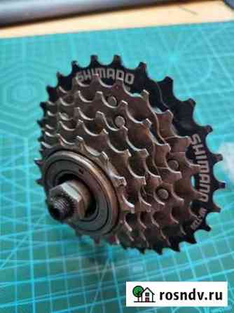 Трещетка shimano 6 ск. + Втулка Красногорск
