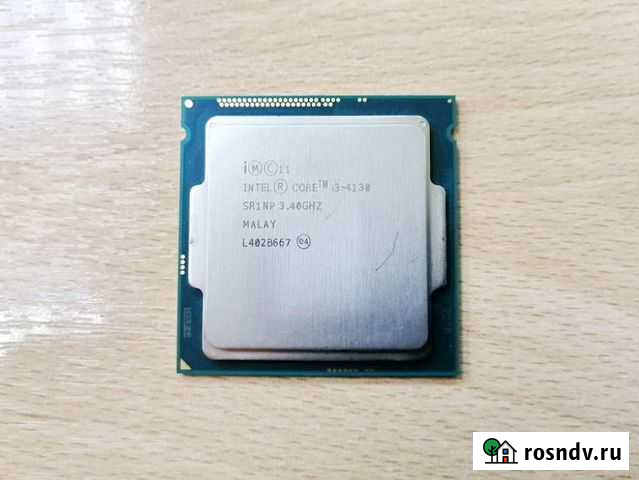 Процессор S1150 Intel Core i3-4130 3.40GHz Челябинск - изображение 1