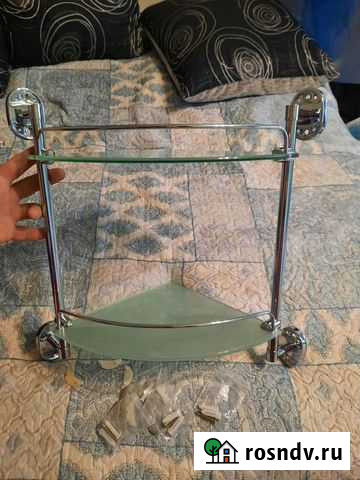 Полка стеклянная для ванны Тула - изображение 1