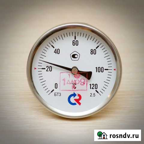 Термометр биметаллический 0-120 *С Саратов - изображение 1