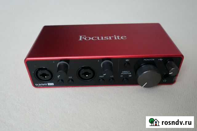 Focusrite Scarlett 2i2 3rd Gen (Новая) Мурино - изображение 1