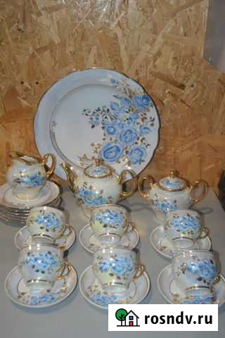 Сервиз чайный авторский дулево,второго такого нет Сергиев Посад - изображение 1