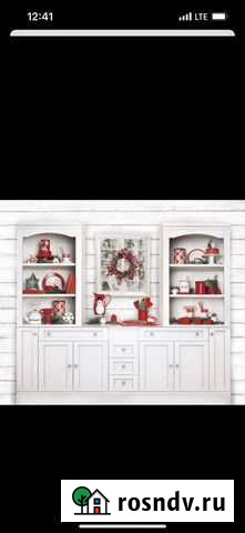 Фотофон новогодняя кухня на ткани Хабаровск - изображение 1