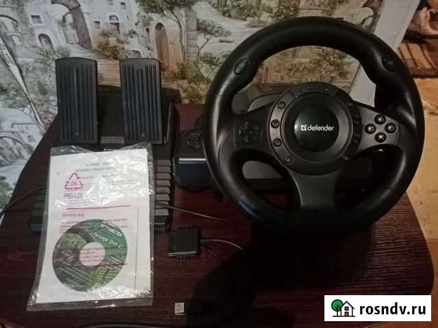 Игровой руль Defender forsage drift GT Великий Новгород - изображение 1