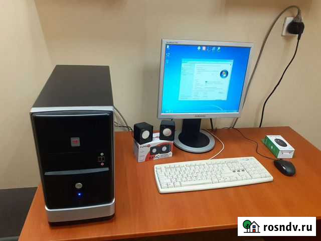 Хороший офисный компьютер в сборе с монитором Улан-Удэ - изображение 1