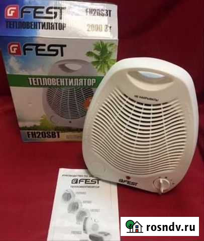 Тепловентилятор fest FH20SBT, 2000W, 54318 Уфа - изображение 1