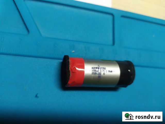 Литиевый аккумулятор 17350 (3.7V 800mAh) Октябрьский - изображение 1