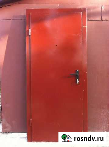 Двери входные железные б/у Абакан - изображение 1