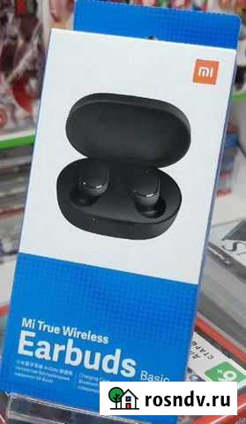 Наушники беспроводные Xiaomi Earbuds оригинал Грозный - изображение 1