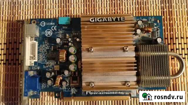 Видеокарта gigabyte 7600 gs Волгоград - изображение 1