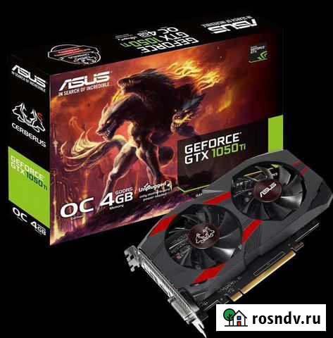 Asus gtx 1050 ti 4gb на гарантии Чита - изображение 1