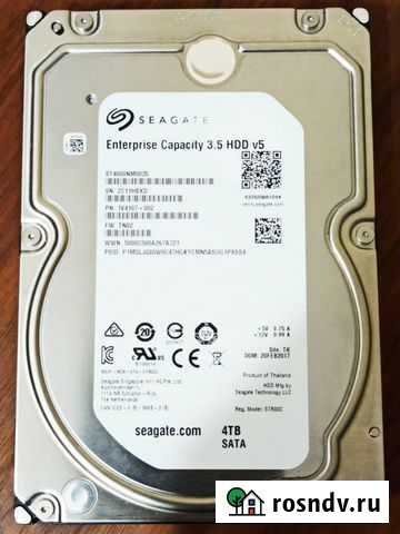 Seagate Enterprise Capacity 3.5 HDD ST4000NM0035 Воркута - изображение 1