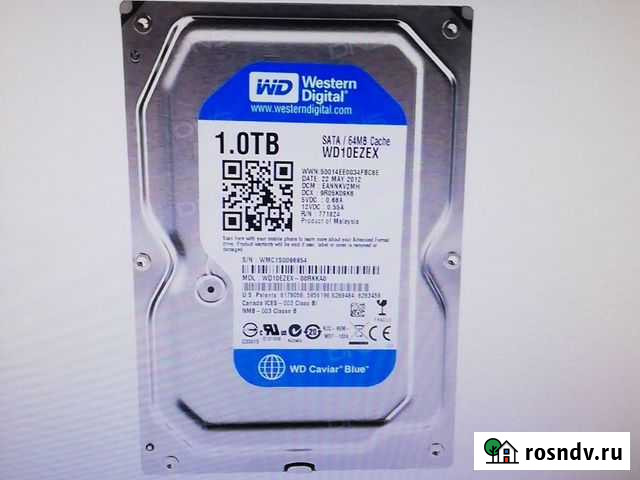 1TB Жесткий диск WD Рязань - изображение 1