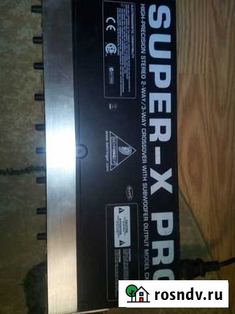 Кроссовер behringer super-X PRO CX2310 Урюпинск - изображение 1