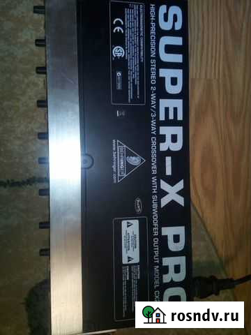 Кроссовер behringer super-X PRO CX2310 Урюпинск - изображение 1