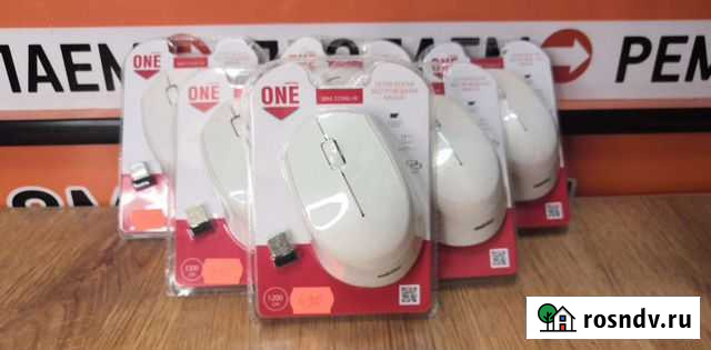 Беспроводная оптическая мышь Smartbuy белая Калининград - изображение 1