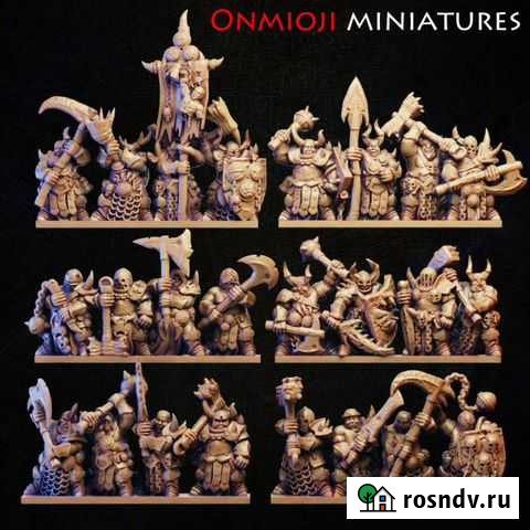 10 мм миниатюры Warmaster Малмыж - изображение 1