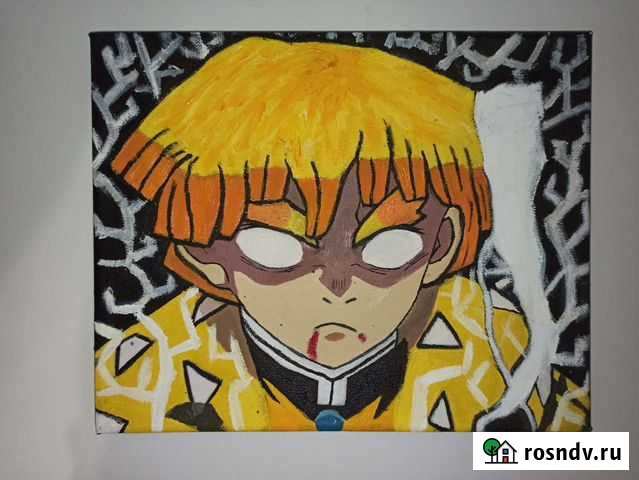 Картина маслом «Клинок рассекающий демонов» Чебоксары - изображение 1