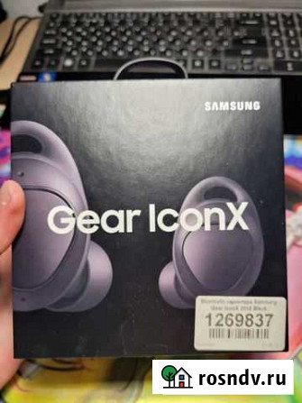 Беспроводные наушники samsung gear iconX Нижневартовск - изображение 1