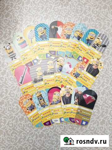 Карточки с миньонами Строитель - изображение 1