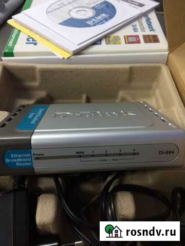 Новый Проводной Маршрутизатор Д Линк DI 604 Красногорск - изображение 1