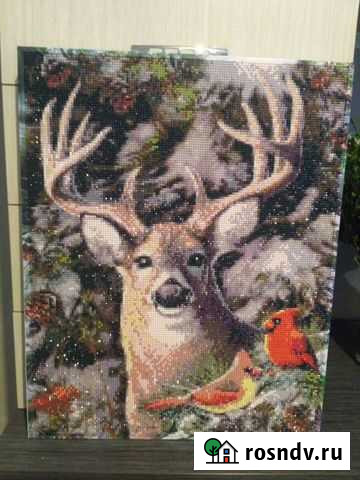 Алмазная мозаика (готовая работа) Новоомский - изображение 1