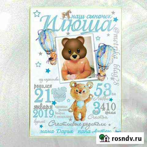 Метрика на заказ Благовещенск