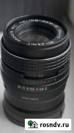Объектив Helios-44-M-6 для Sony alfa Тамбов - изображение 1
