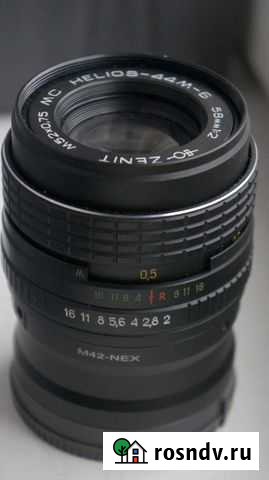 Объектив Helios-44-M-6 для Sony alfa Тамбов - изображение 1