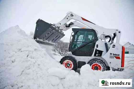 Услуги минипогрузчика bobcat чистка, уборка снега Курск