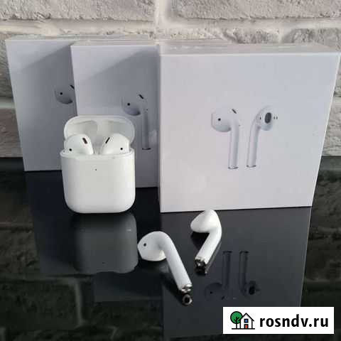 Airpods 2 беспроводные наушники Сургут - изображение 1