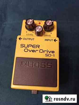 Гитарная педаль Boss Super OverDrive SD-1 Петрозаводск