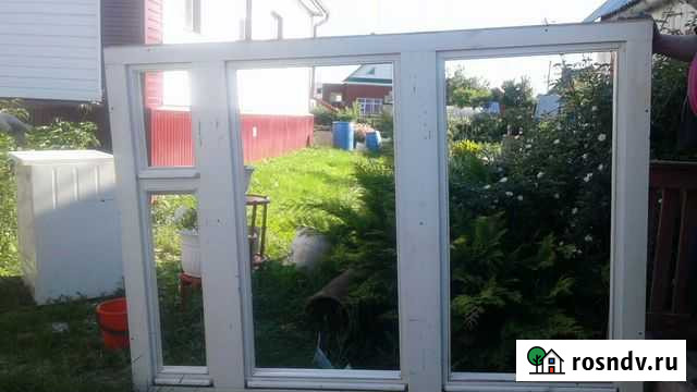 Продам деревянные оконные блоки без остекления 3 ш Нефтекамск - изображение 1