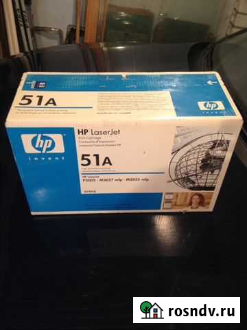 Картридж HP lazerjet jet 51A Подольск - изображение 1