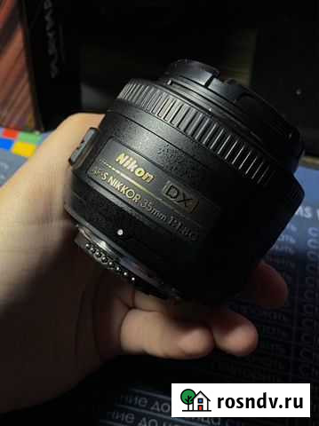 Объектив nikon 35mm f/1.8 Новокузнецк - изображение 1