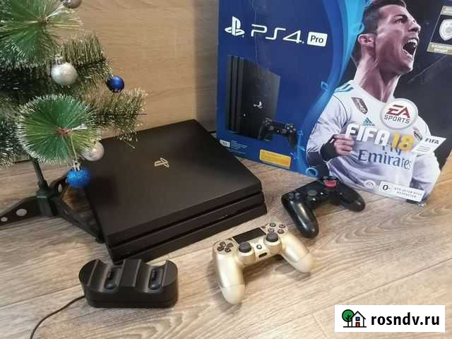 PS4 Pro 1Tb +120игр,2джоя Томск - изображение 1
