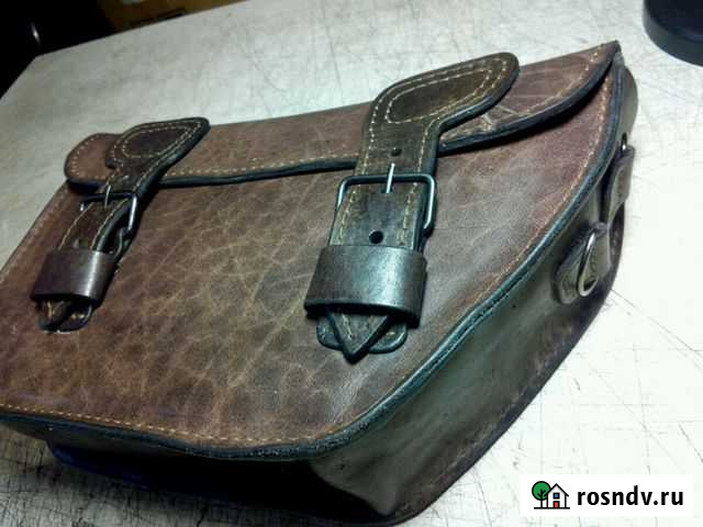 Кофр из натуральной кожи. Вело - Мото Бийск - изображение 1