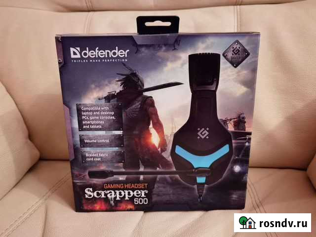 Игровые наушники с микрофоном Defender scrapper Химки - изображение 1