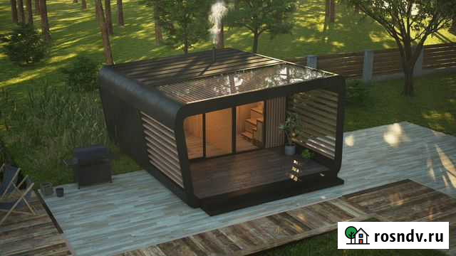 Баня с террасой с полной отделкой и печью Выборг - изображение 1