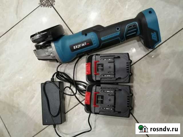 Аккумуляторная болгарка и 2 акб ушм Обнинск - изображение 1