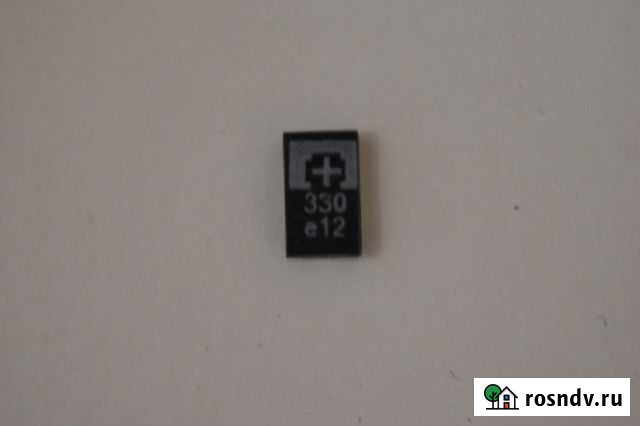 SMD полимерный конденсатор тантал 2R5TPE330M9 Бугры - изображение 1