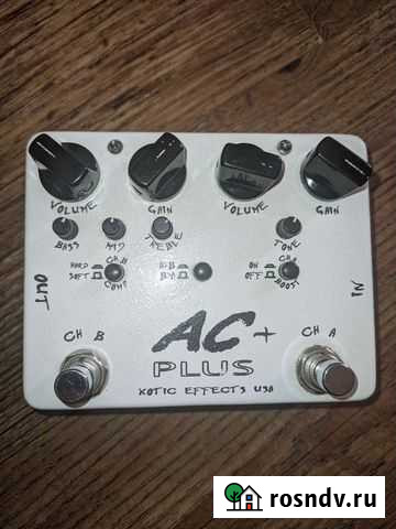 Xotic effects AC plus Уфа - изображение 1