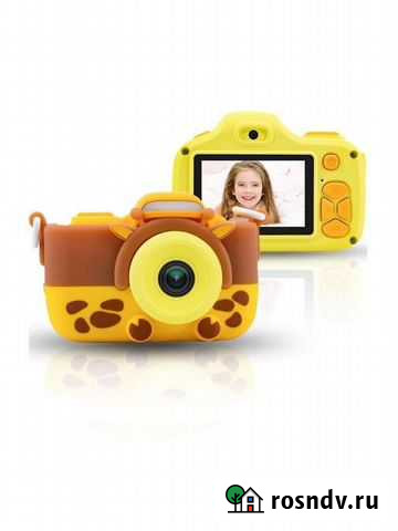 Детский цифровой фотоаппарат Слоник, жираф Калининград - изображение 1